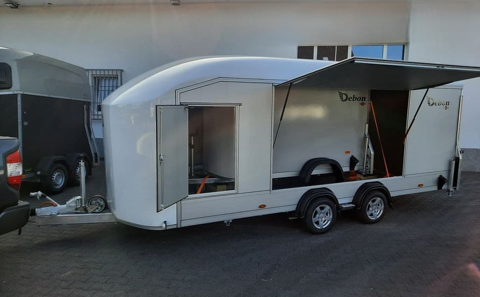 Cargo Roadster 2000 550x220x204cm Poly white Car Edition 3500kg Pullman Vollausstattung