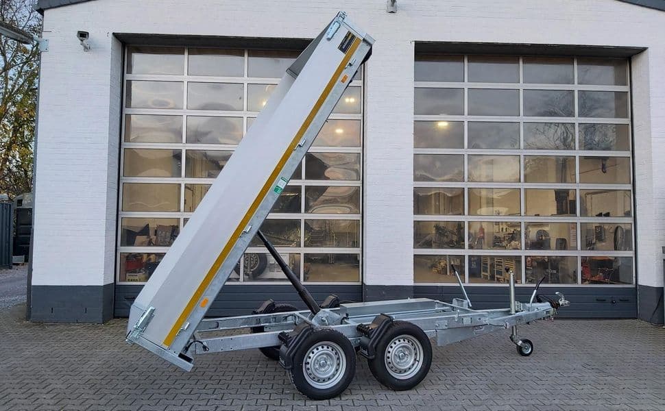 Heck Kipper 310x160x30cm Elektrisch + Handpumpe 2700kg (M) Frühling Aktion 25