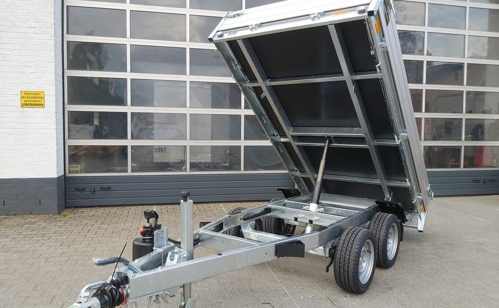 Saris Kipper K1 276 150 2700 2 276x150x30cm silver Handpumpe 13" (S) 2700kg Mai Aktion