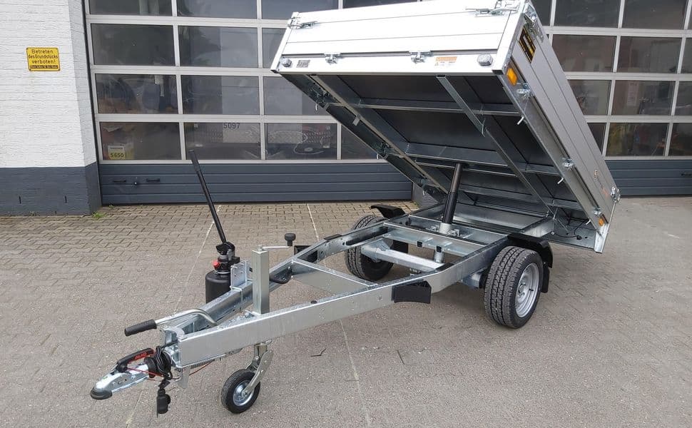 Saris Kipper K1 256 150 1500 1 256x150x30cm silver Handpumpe 13" 1500kg Online Mai Aktion