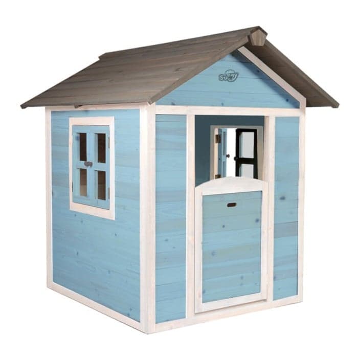 Cabane en bois pour enfant - Lodge bleue-AXI