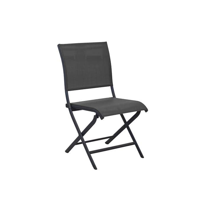 Chaise de jardin pliante aluminium et toile - Élégance-PROLOISIRS