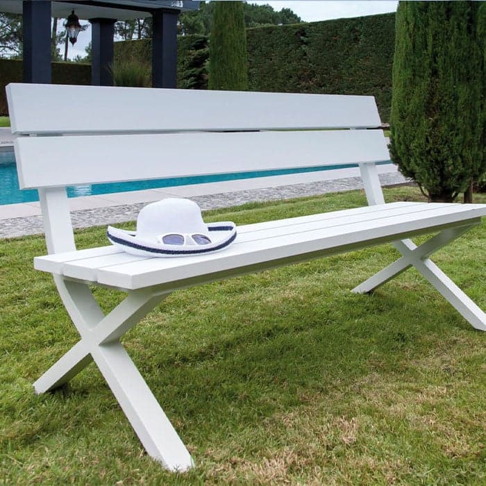 Banc de jardin aluminium - Crossway - 2 places-PROLOISIRS