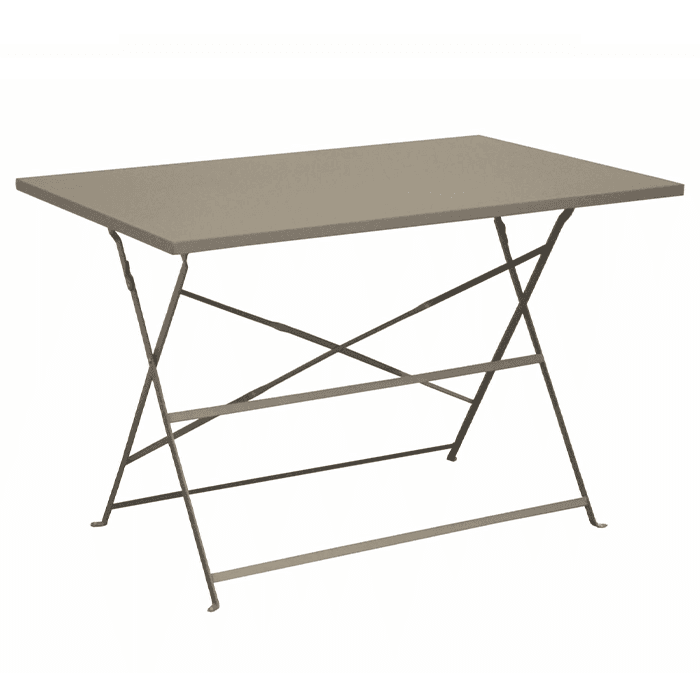 Table de jardin pliante acier époxy - Cuba - L.110 x l.70 cm - 4 personnes-PROLOISIRS