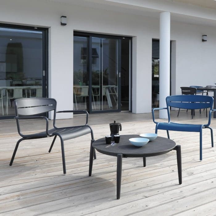 Fauteuil bas de jardin aluminium - Haora-OCÉO