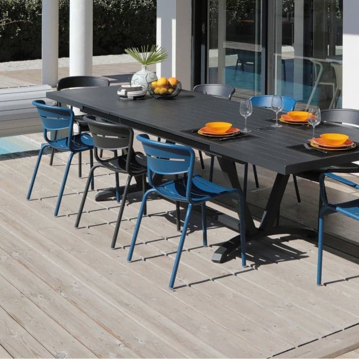 Chaise de jardin empilable aluminium - Haora-OCÉO