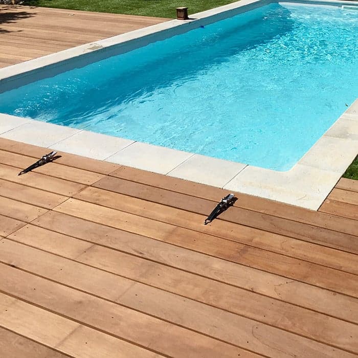 Lame terrasse bois exotique - ITAUBA - LISSE - Ep.21 mm / l.145 mm - Petites longueurs-NATURE BOIS CONCEPT