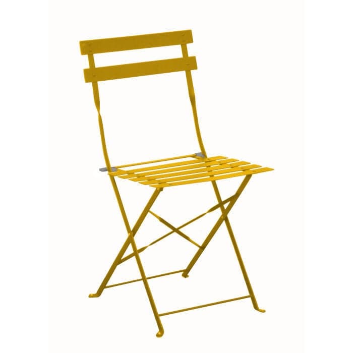 Lot de 2 Chaises de jardin pliante acier époxy - Cuba-PROLOISIRS