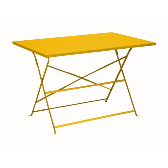 Table de jardin pliante acier époxy - Cuba - L.110 x l.70 cm - 4 personnes-PROLOISIRS