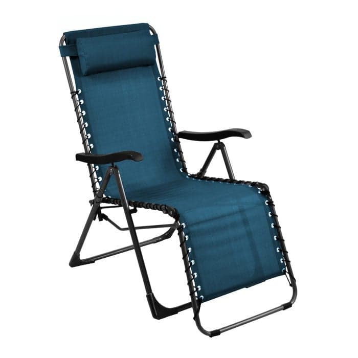 Relax pliant acier cataphorèse et toile - Néo-PROLOISIRS