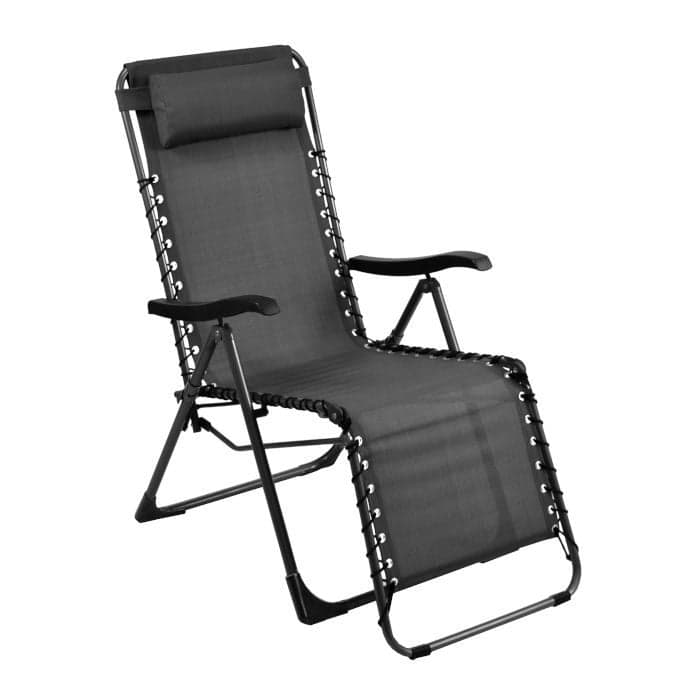 Relax pliant acier cataphorèse et toile - Néo-PROLOISIRS