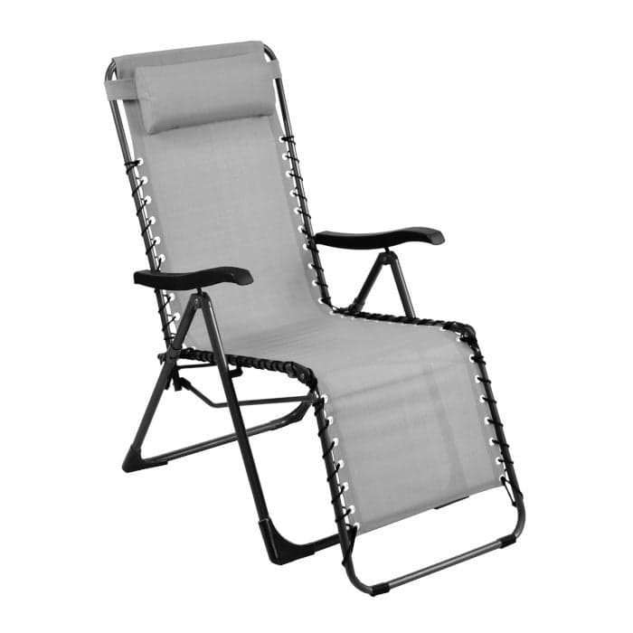 Relax pliant acier cataphorèse et toile - Néo-PROLOISIRS