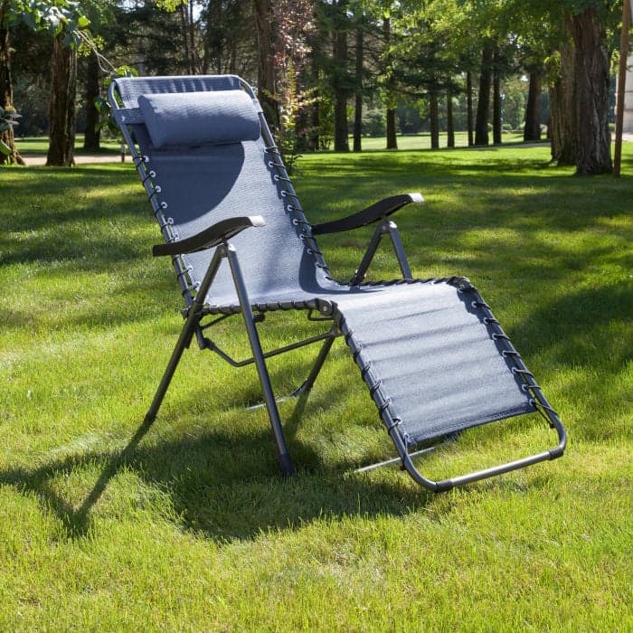 Relax pliant acier cataphorèse et toile - Néo-PROLOISIRS