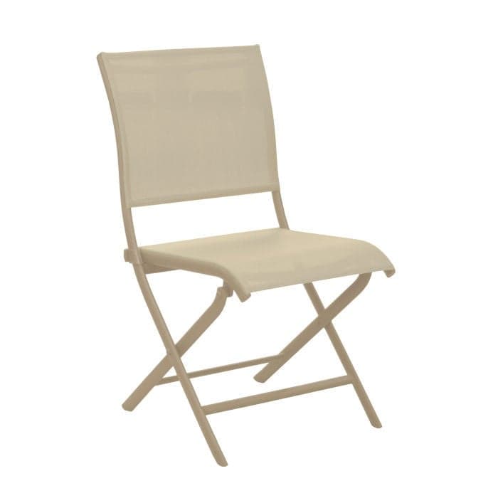 Chaise de jardin pliante aluminium et toile - Élégance-PROLOISIRS