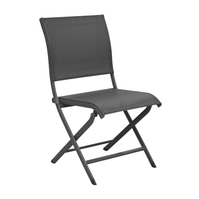 Chaise de jardin pliante aluminium et toile - Élégance-PROLOISIRS