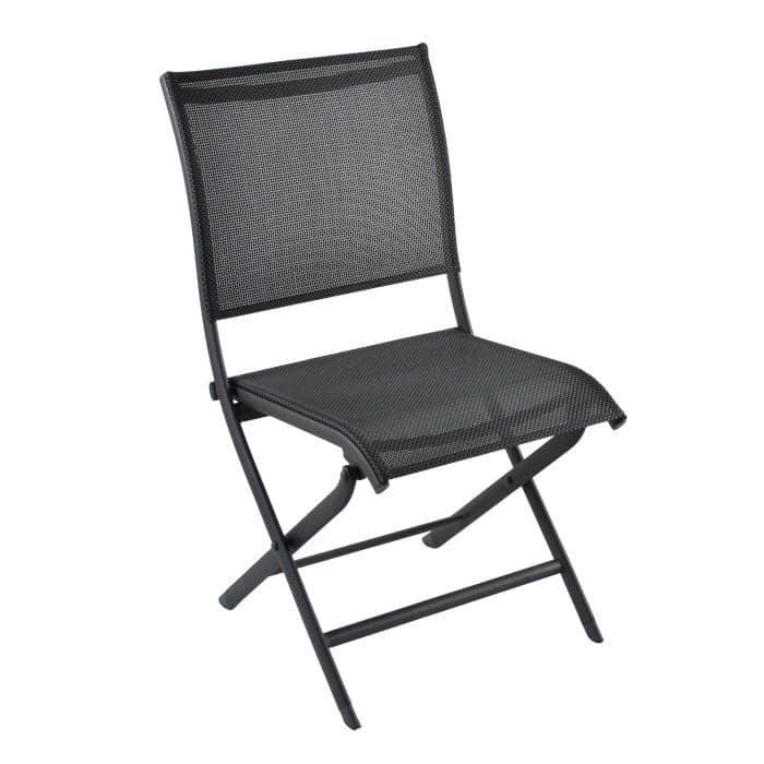 Chaise de jardin pliante aluminium et toile - Élégance-PROLOISIRS