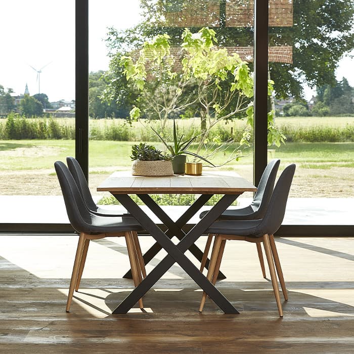 Pied de table/banc Croix - MOTTEZ-SAS MOTTEZ