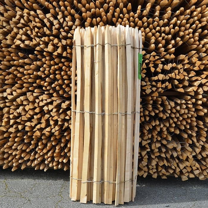 Ganivelle en Châtaignier - H.1,20 x L.5 m - écart 5/6 cm-NATURE BOIS CONCEPT