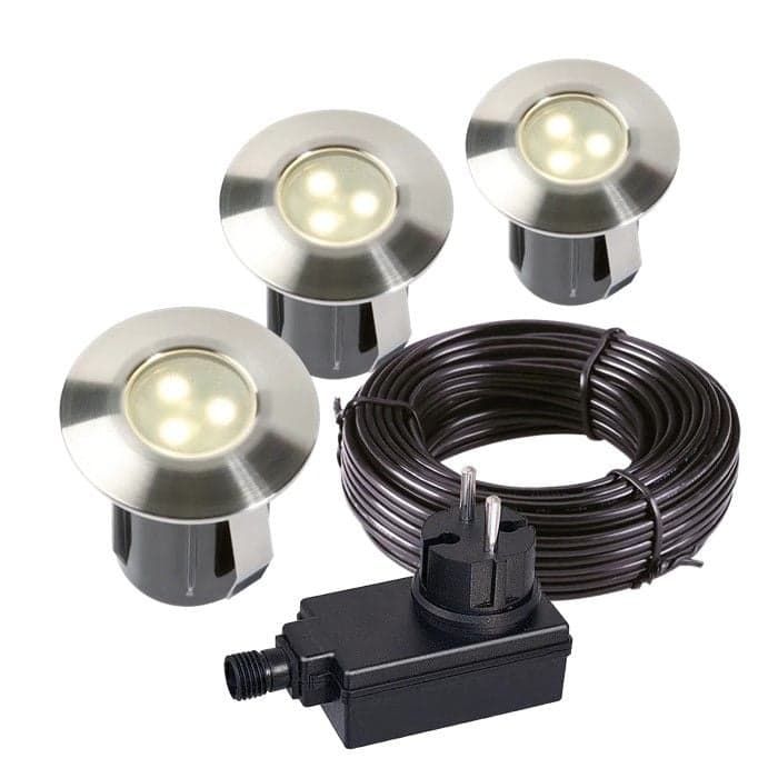 KIT 3 Led Birch - 0,5W-GARDEN LIGHTS
