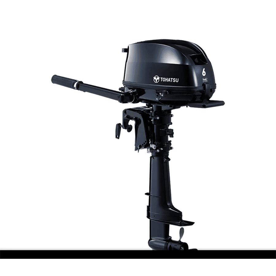 Tohatsu MFS6D SL 4-Takt Außenbordmotor – Langschaft, Pinnensteuerung, Handstart, sep. Tank – Modelljahr 2025 – inkl. Erstinspektion & Registrierung