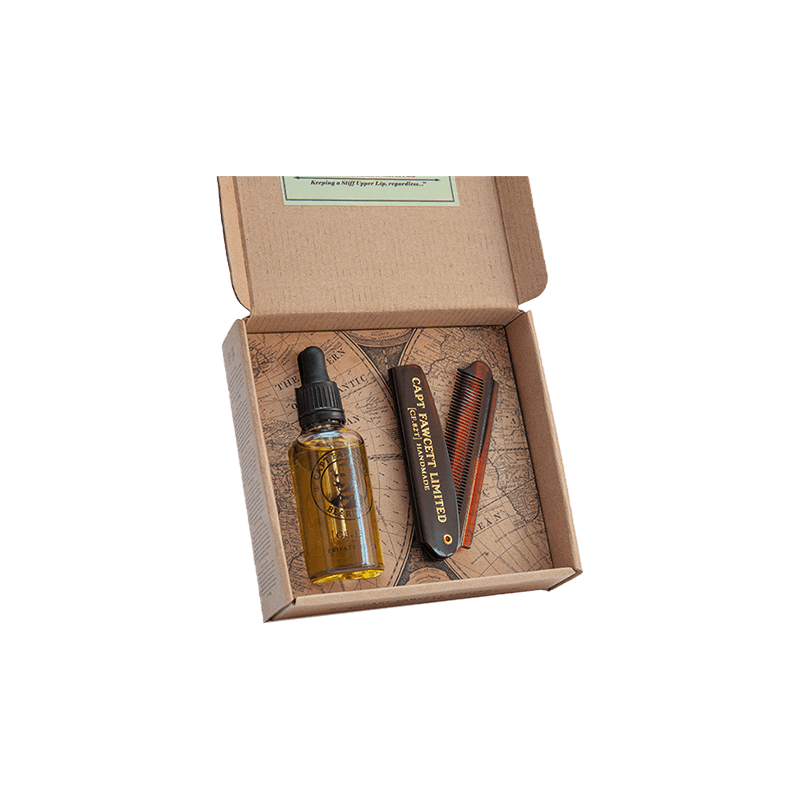 Coffret Huile Barbe & Peigne