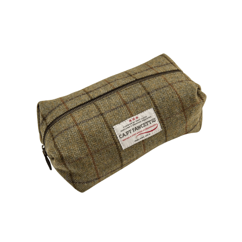 Trousse de toilette en tweed Captain fawcett
