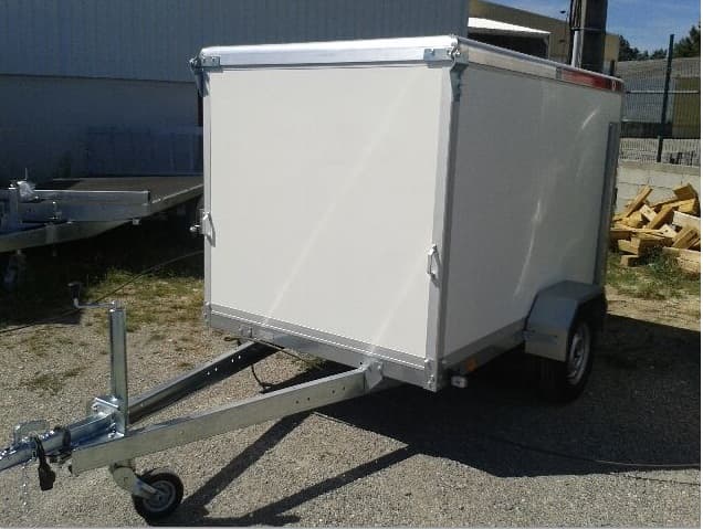 Remorque Jalon Fourgon B09002  grande capacité de 750 kg de PTC