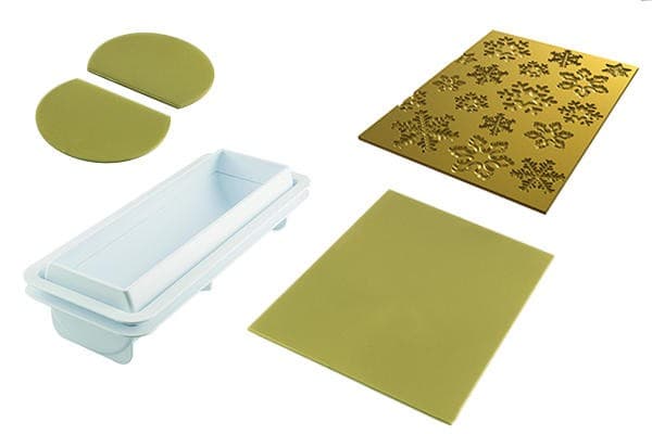 Frozen bûche - Kit pour bûche en silicone tapis inclus