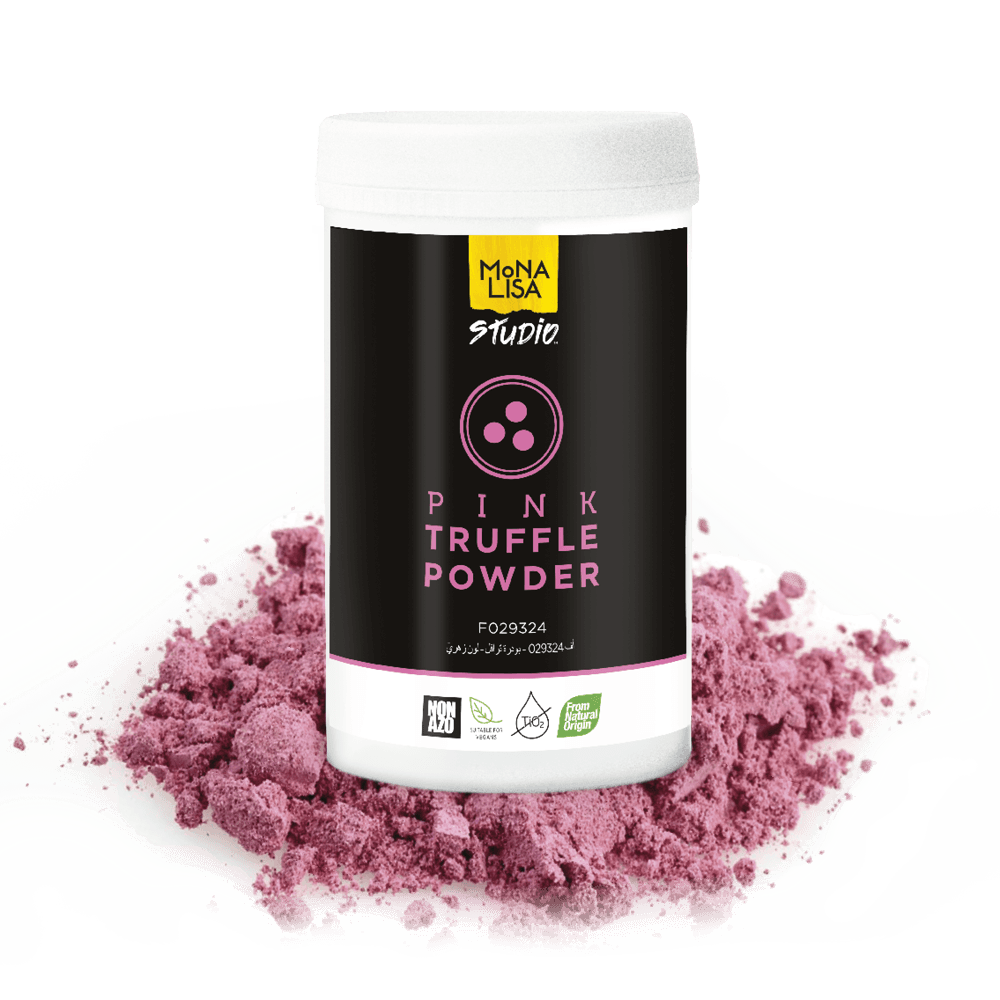 Poudre Rose Naturel pour Truffes prête à l'emploi : Couleur - Rose, Poids - 250 g