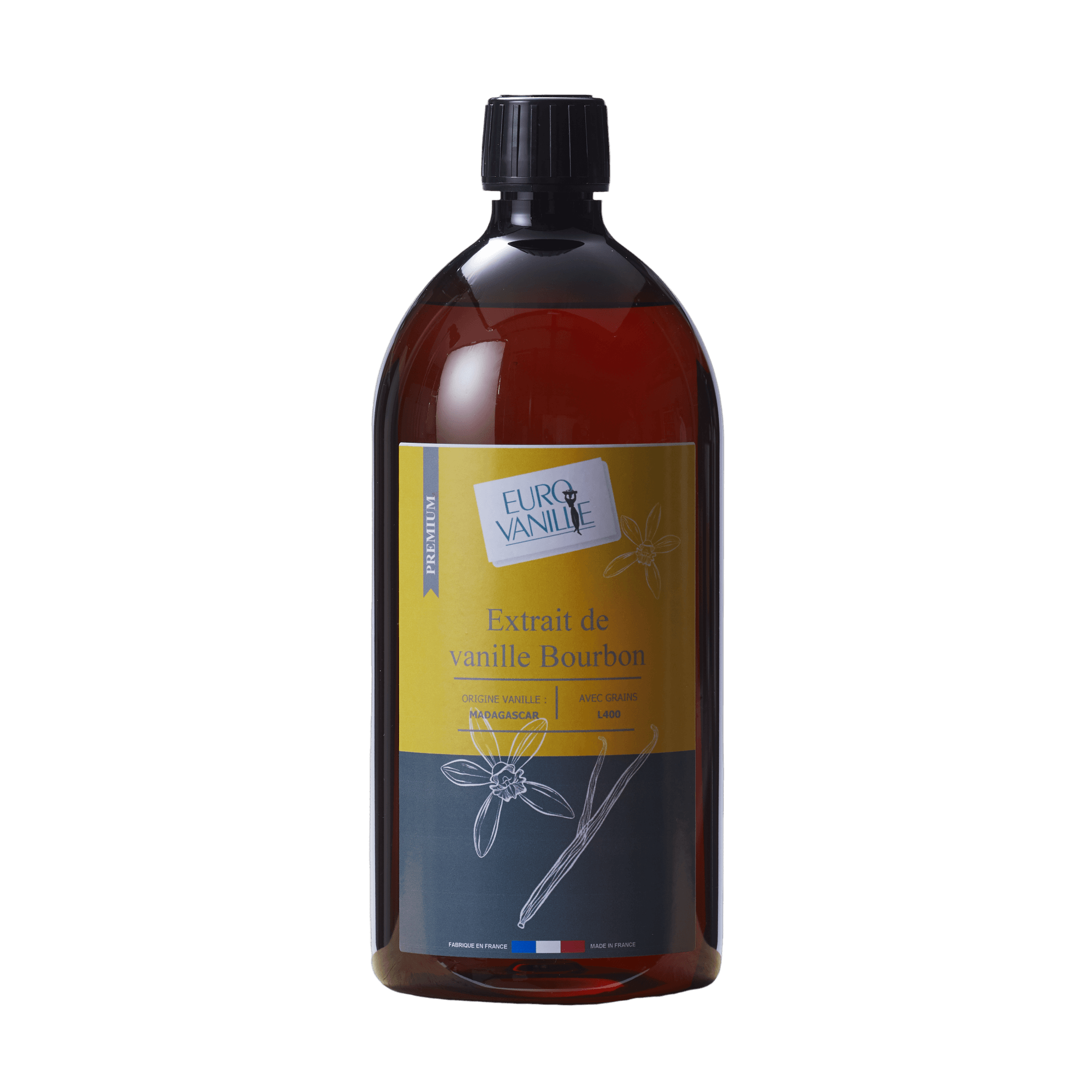 Extrait de vanille Bourbon avec grains  - L400 : Poids - 1 kg