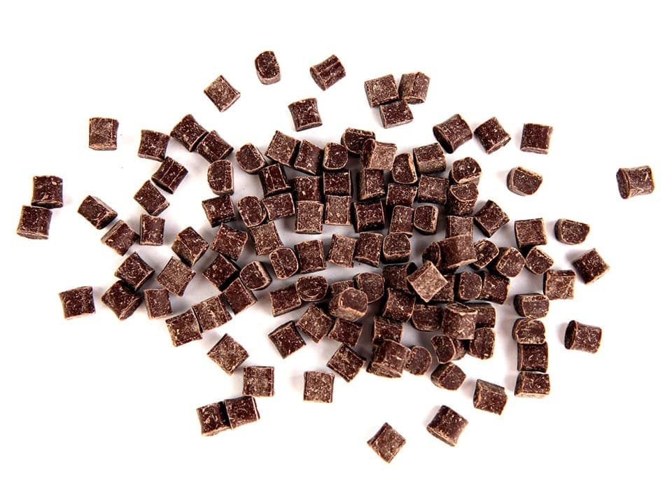 Chunks noirs 39,1% cacao Taille M : Poids - 10 kg