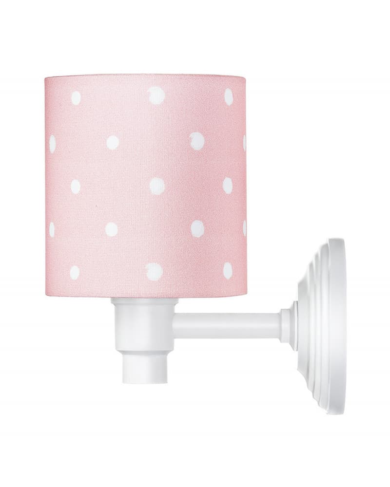 Lamps & Company applique murale enfant rose à pois