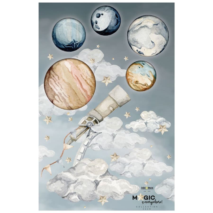 Sticker enfant planètes