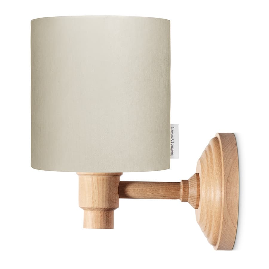 Lamps & Company applique enfant velours crème