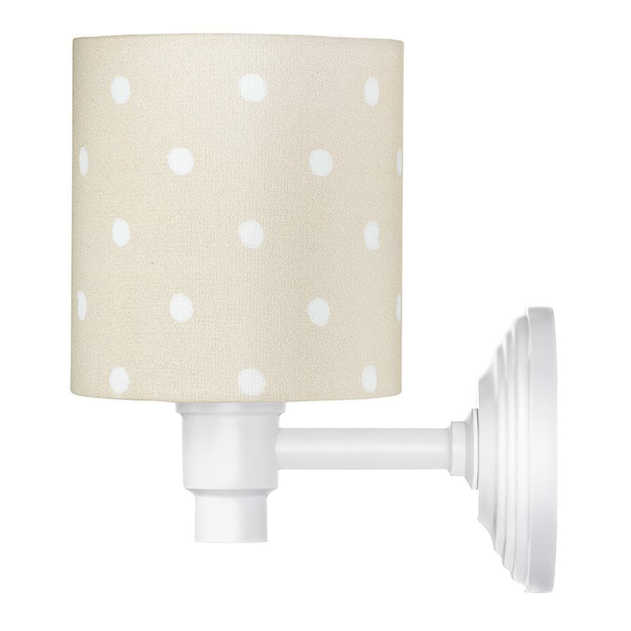 Lamps & Company applique murale beige à pois