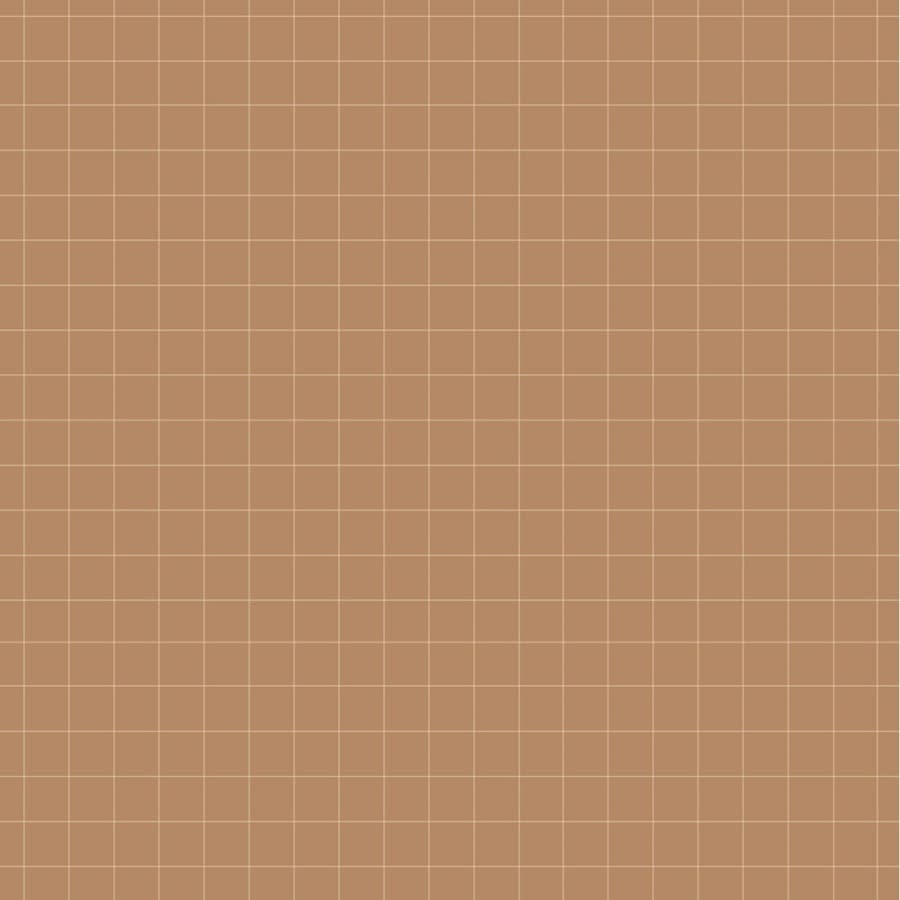 Papier peint enfant petits carreaux cannelle