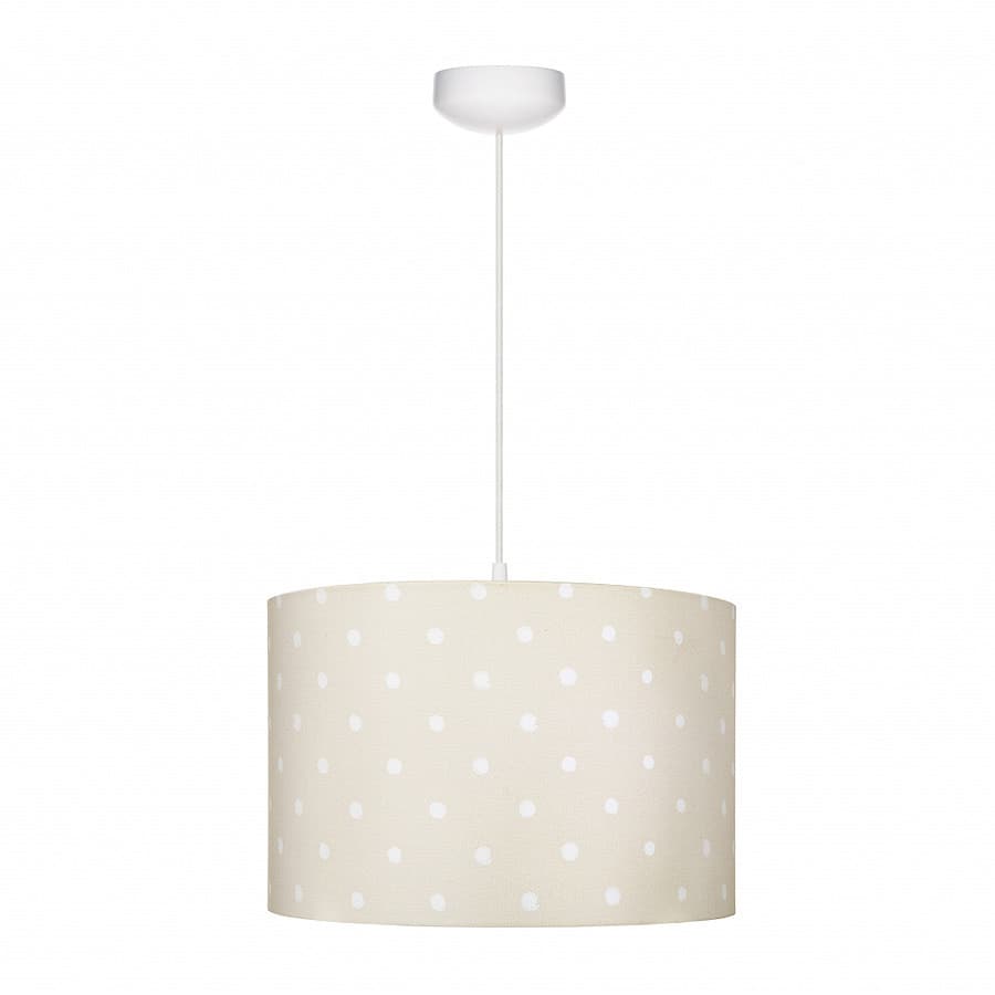 Lamps & Company suspension beige à pois
