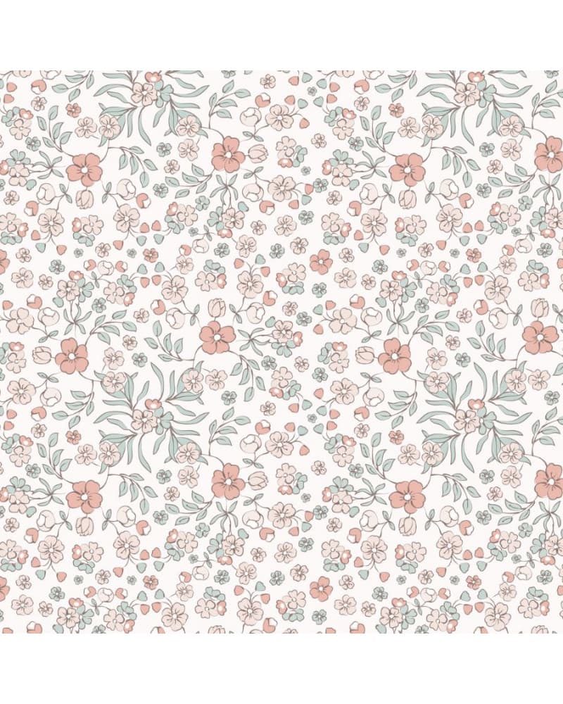 Papier peint Lilibeth couleur Rose Poudré