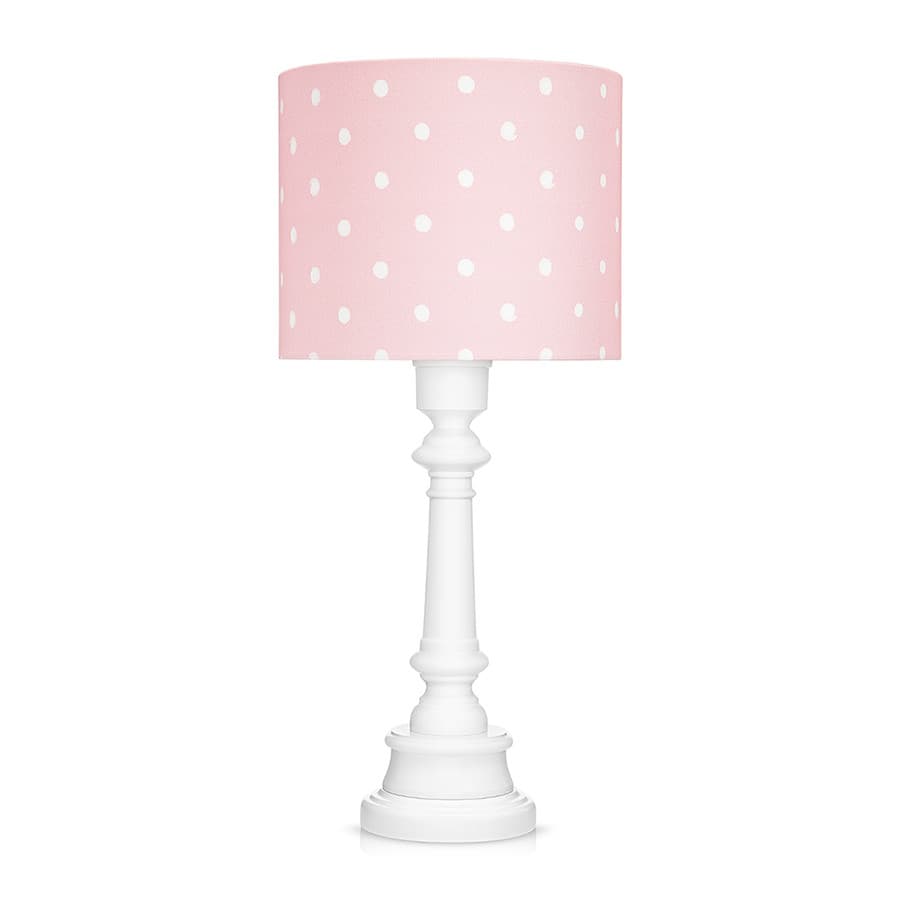 Lamps & Company lampe à poser à pois rose
