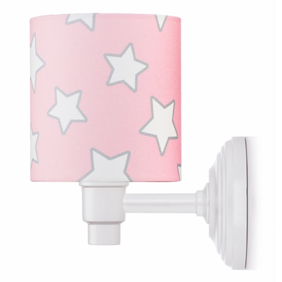 Lamps & Company applique murale rose à étoiles