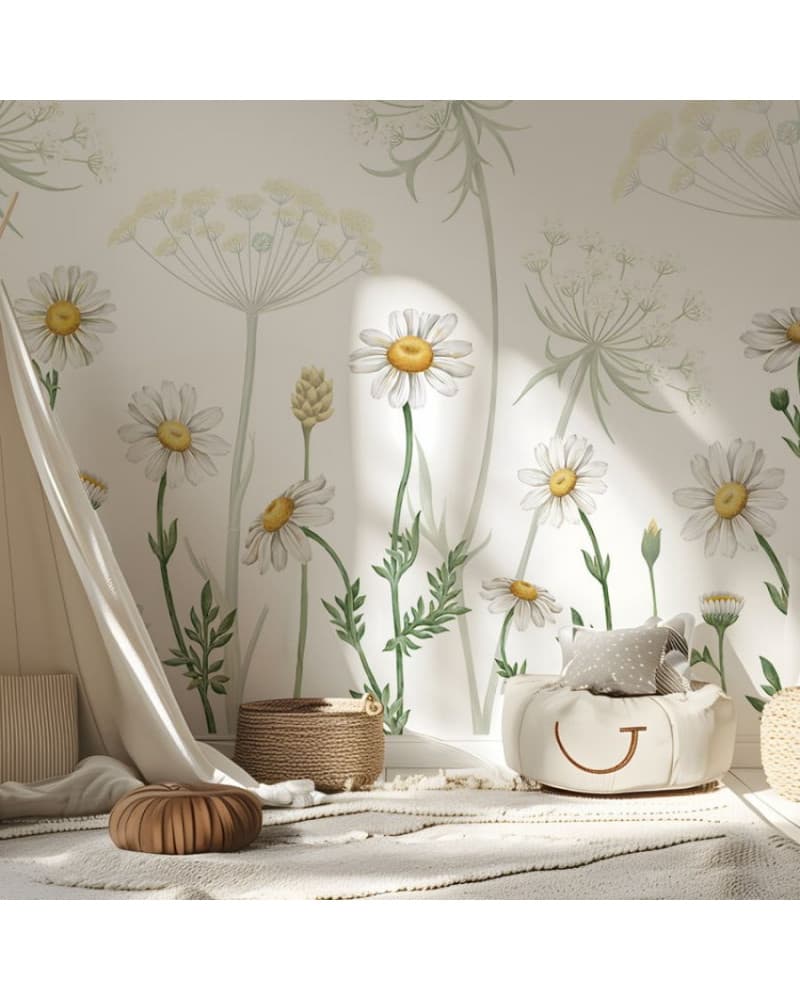 Papier peint enfant Field of Daisies