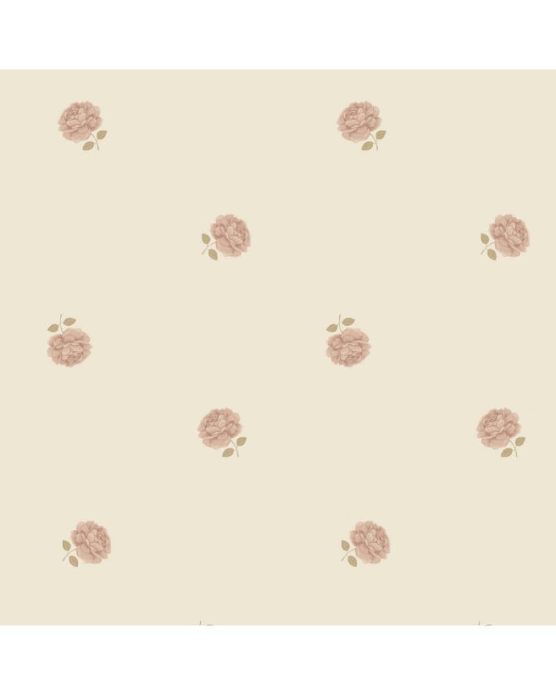 Echantillon papier peint Rosier