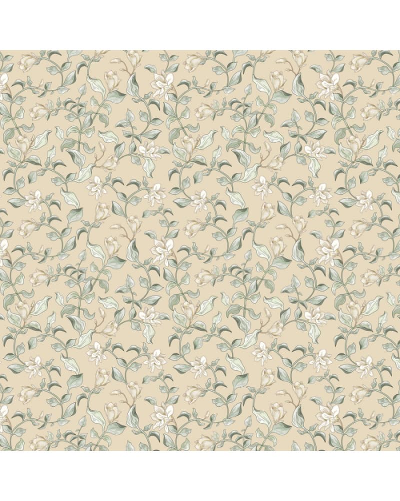 Echantillon papier peint - Dreamy lillies bush