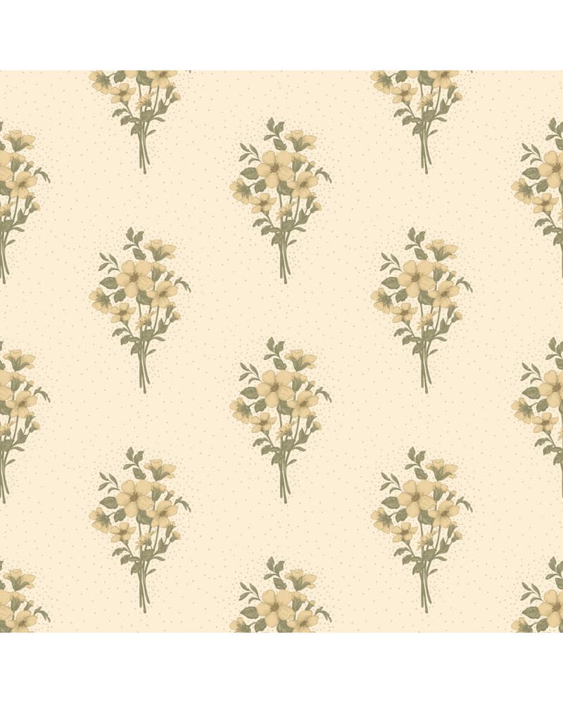 Echantillon papier peint enfant Fleur de jacob