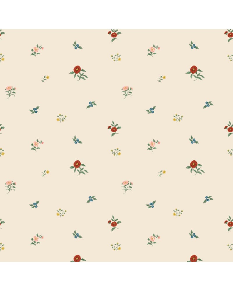 Papier peint enfant - mini vintage flower