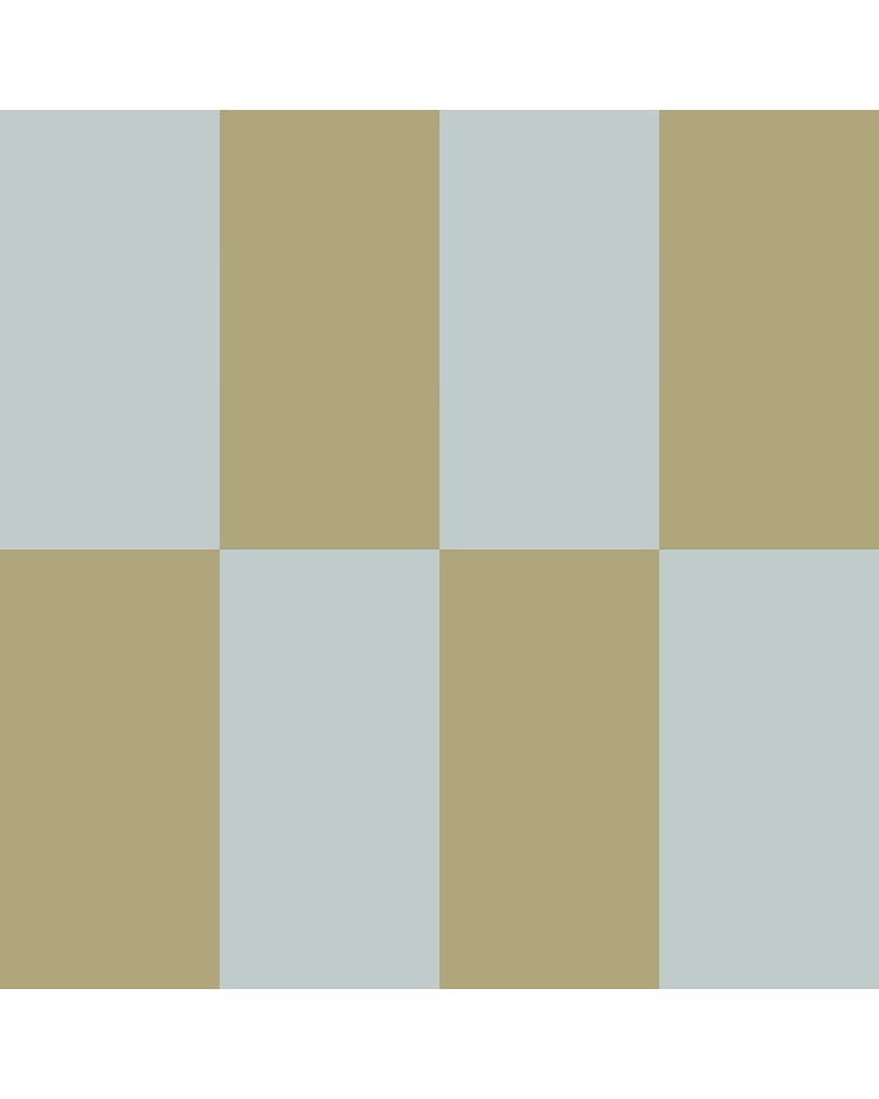 Papier Peint Enfant – Rayures Alternées Bleu et Vert