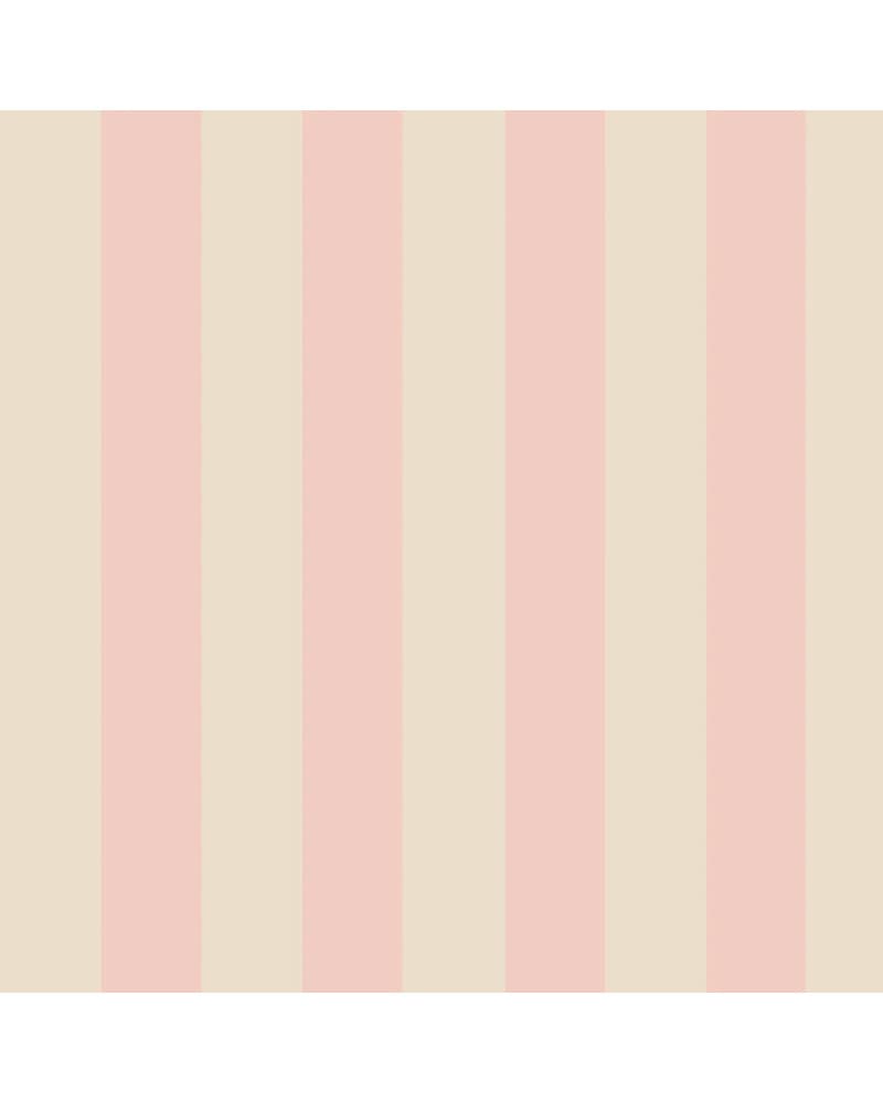Papier Peint Enfant – Rayures Gelati Rose