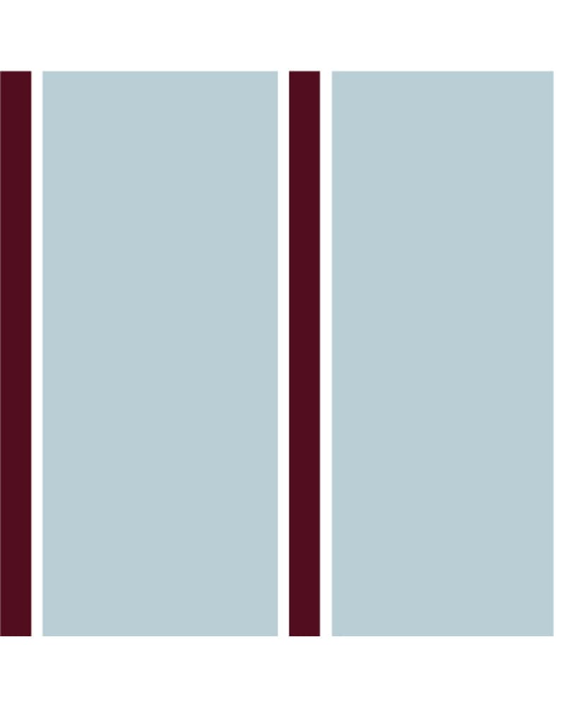 Papier Peint Enfant – Rayures Larges Maya Bleu