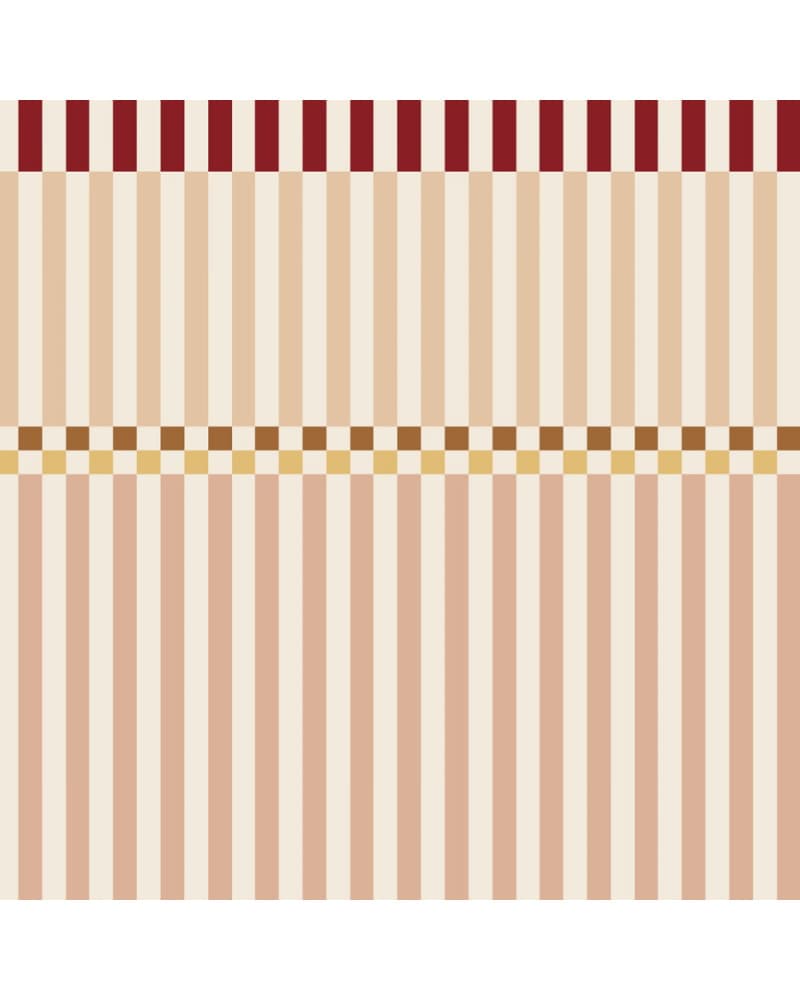 Papier Peint Enfant – Rayures Happy Rose Cerise