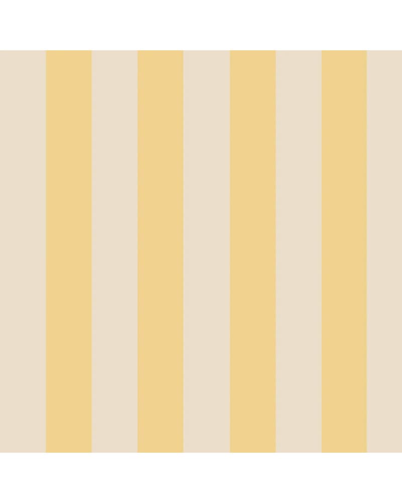 Echantillon papier peint - Rayures Gelati Limone